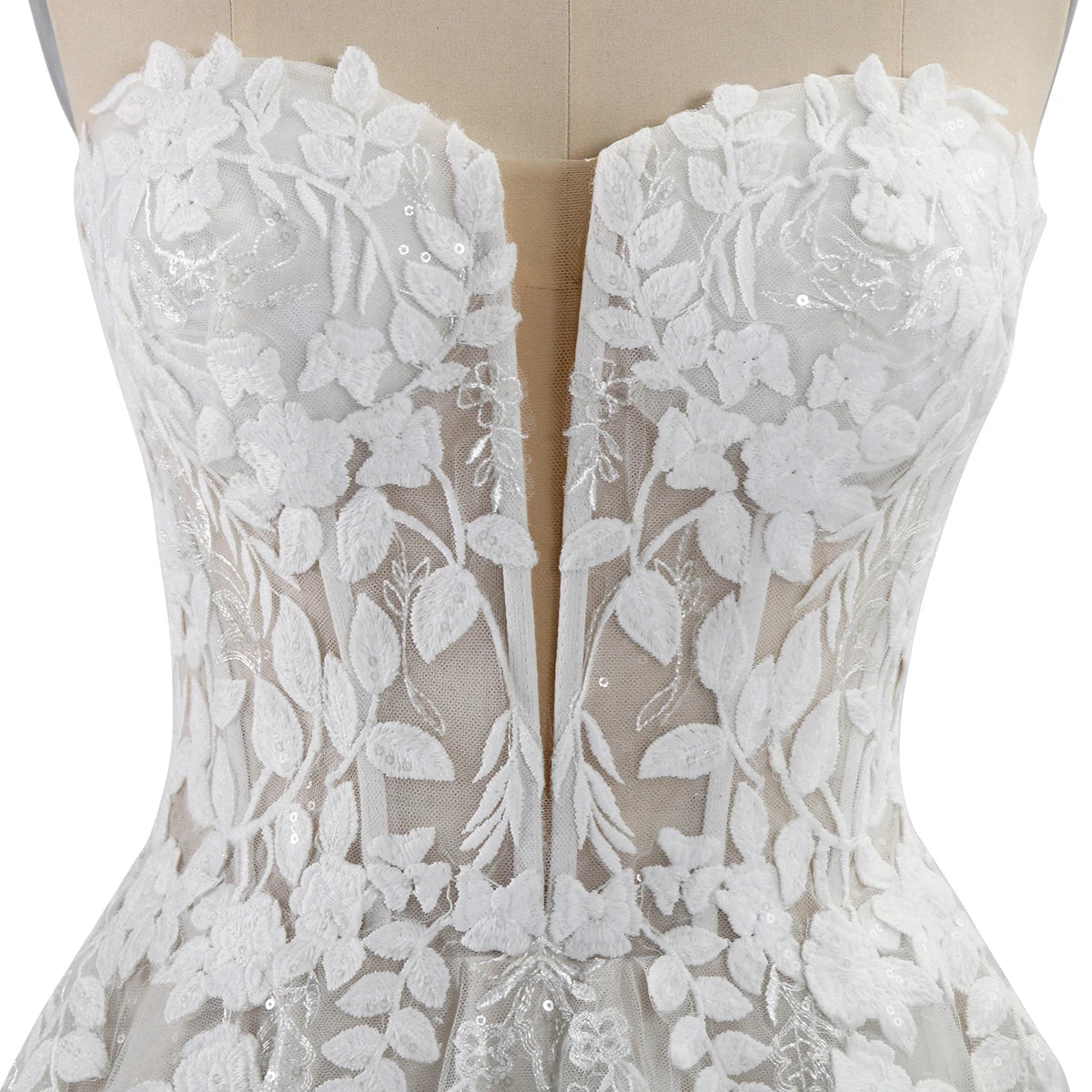 White Bridesmaid Dresses: Wedding Dresses for Women Sleeveless Deep V-Neck