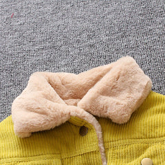 Fashion Baby Girl Clothes Children Boys Thicken Warm Jacket Kids Coat