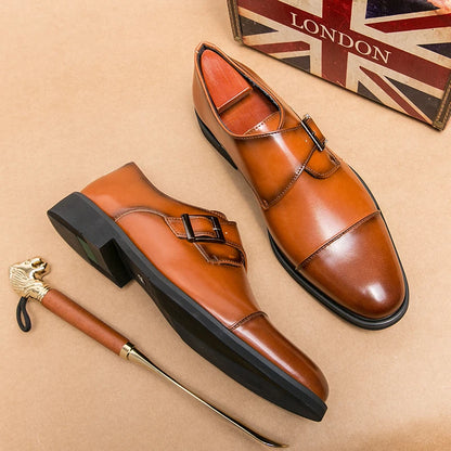 Designer Men Dress Shoes Pointed Toe Men Shoes Business Slip on Men Moccasins Luxury Brand Office Oxford Shoes Zapatos Hombre