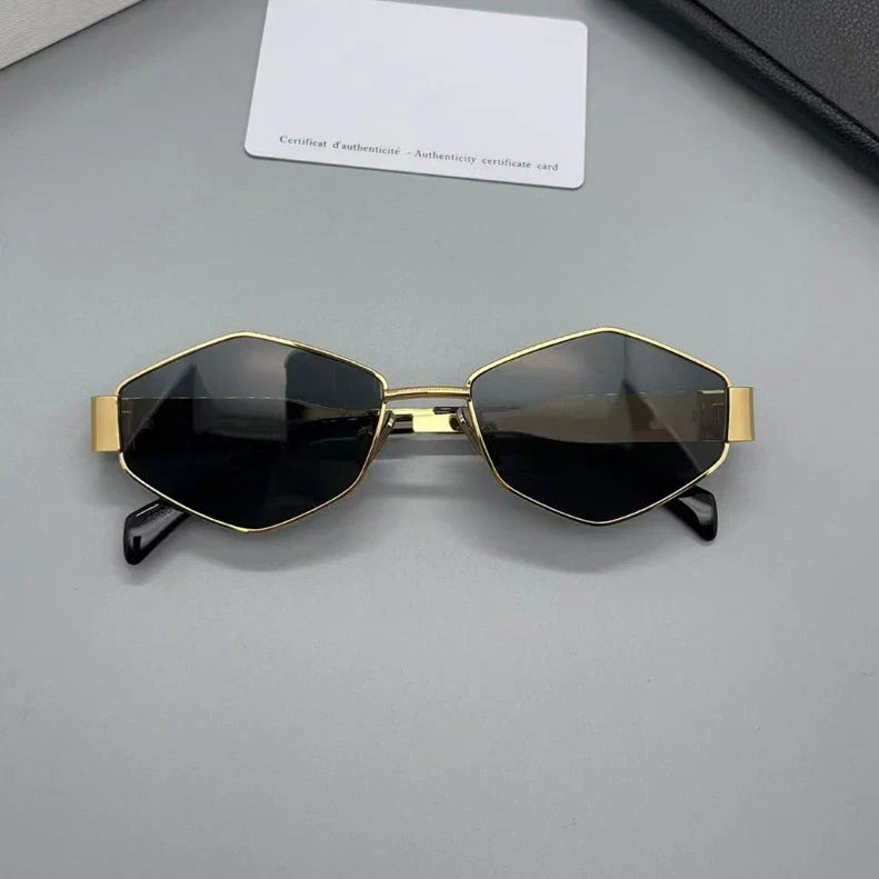 Vintage Special-Shaped Sunglasses Women Men Square Sun Glasses Female Retro Polygon Sunglasses for Male Eyeglass Eyewear