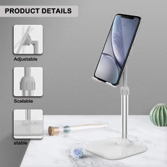 Cell Phone Stand Universal Adjustable Angle Height Stable Anti-Slip Desktop Phone