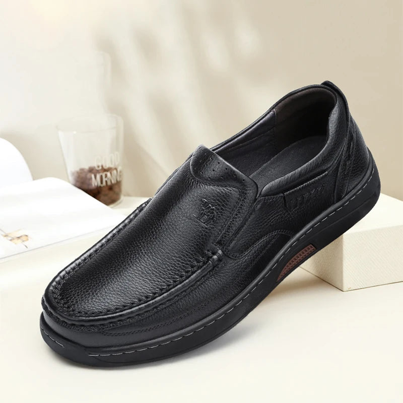GOLDEN CAMEL Loafers Men's Shoes Formal Business Design Luxury Shoe Man Casual Genuine Leather Shoes for Men 2023 Spring New