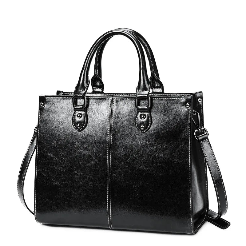 Women Handbag Cross body Shoulder Tote Bag Genuine Leather Shopping