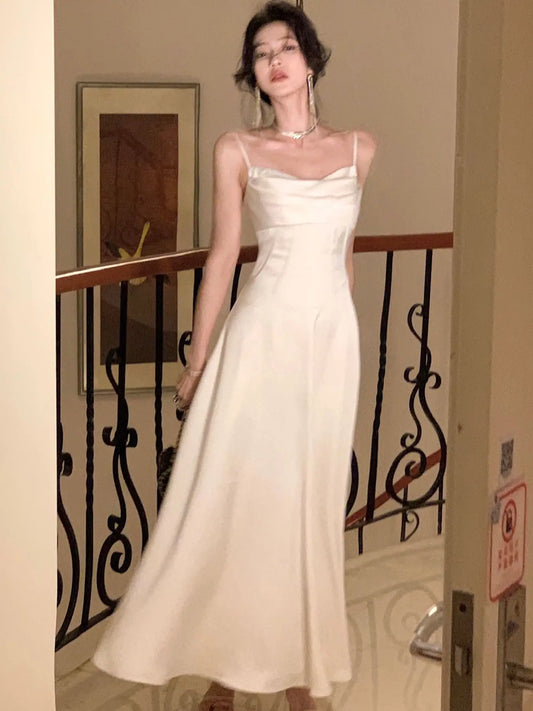 Formal attire Dresses: Elegant Midi Dresses Wedding Evening Birthday Clothes