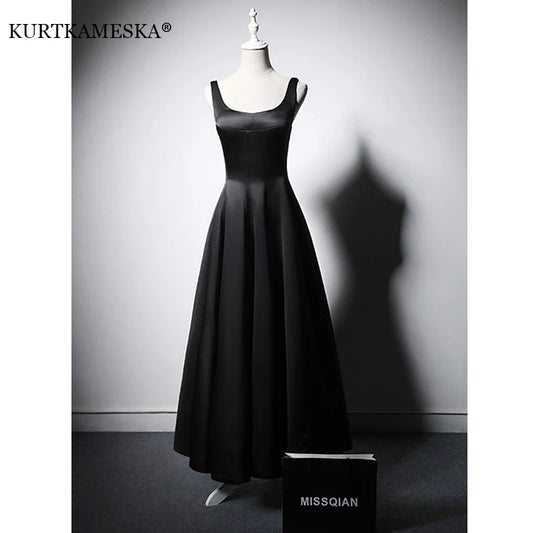 Homecoming Dresses: White Long Prom Evening Dresses for Women French