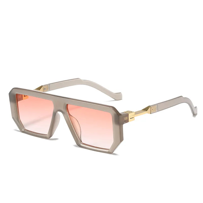 Sunglasses Women Vintage Sun Glasses UV Classic Geometry Rectangle Eyewear