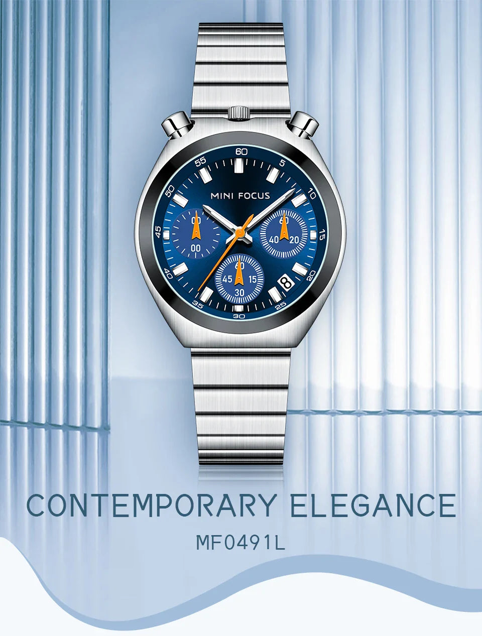 MINI FOCUS Fashion Gold Watch Women Watches Ladies Creative Steel Women's Bracelet Watches Female Waterproof Clock Reloj Mujer