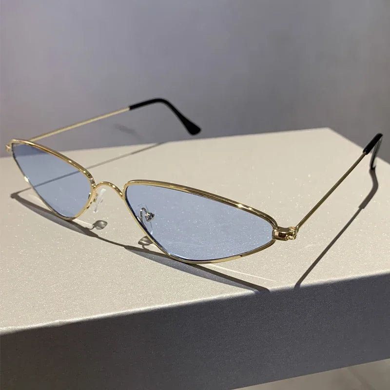 Vintage Triangle Sunglasses Men Stylish Retro Ocean Lenses Women