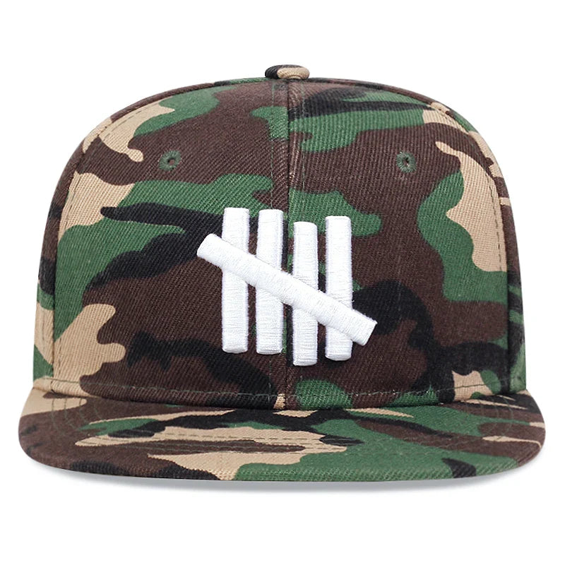  Camouflage Embroidered Baseball Hat Snapback Caps Hip-hop Hats Outdoor Adjustable Unisex Sunshade Cowboy Sunscreen Hat