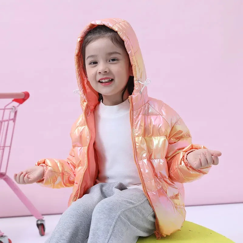 Girls Jackets White Duck Down Autumn Boys Fashion Sport Outwear Children Kids Coats