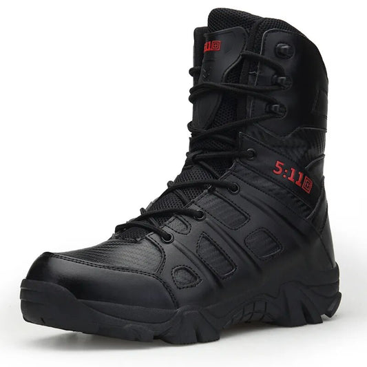 Mens Boots Fashion Desert Tan Military Tactical Work Water Proof Design Ankle Boots