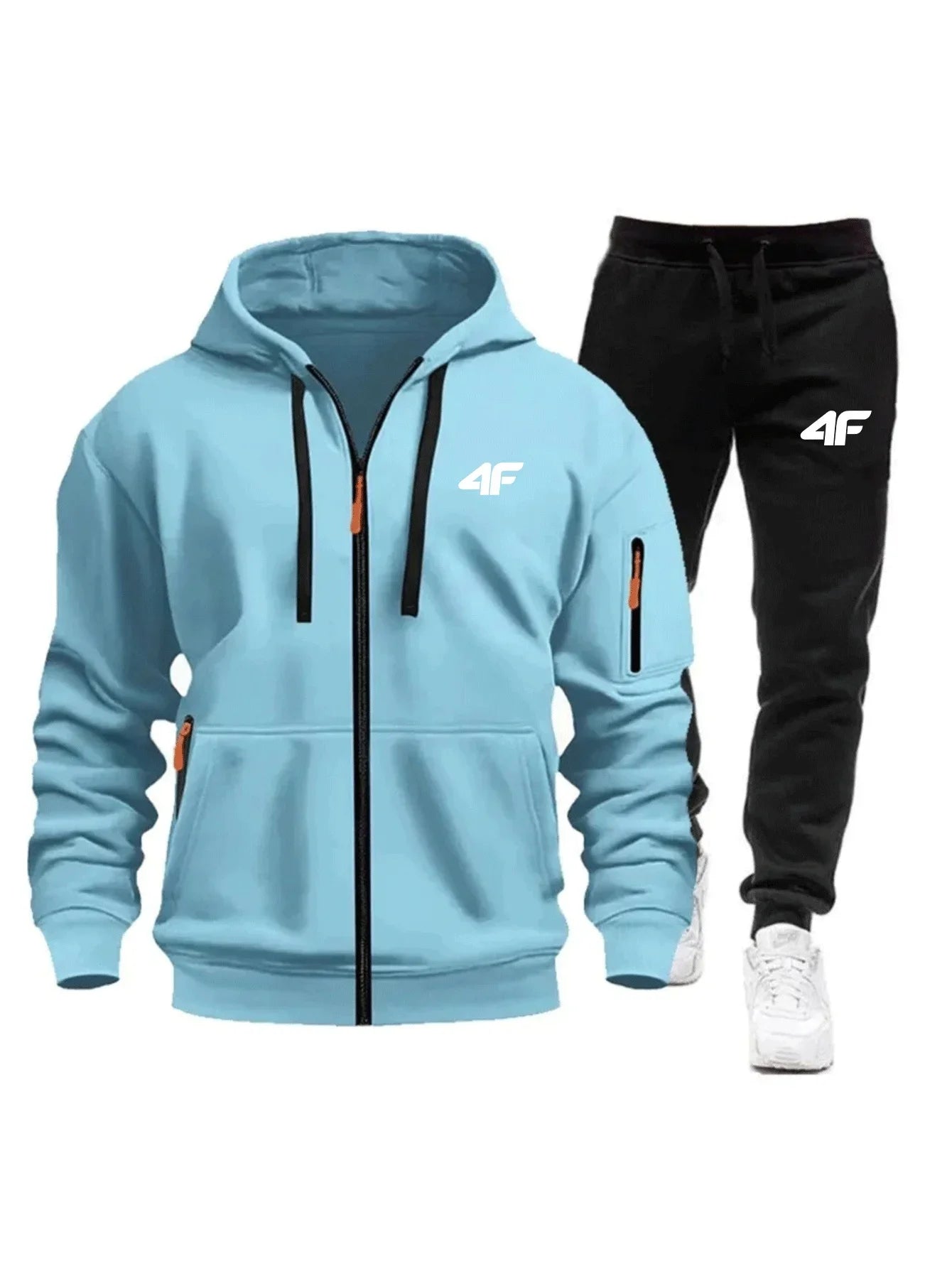 Sets for Men Two Piece Outdoors Mens Tracksuit Set Hot Sales Sportswear Man Sweatpants Hoodie Fashion Comfortable Casual Jogging