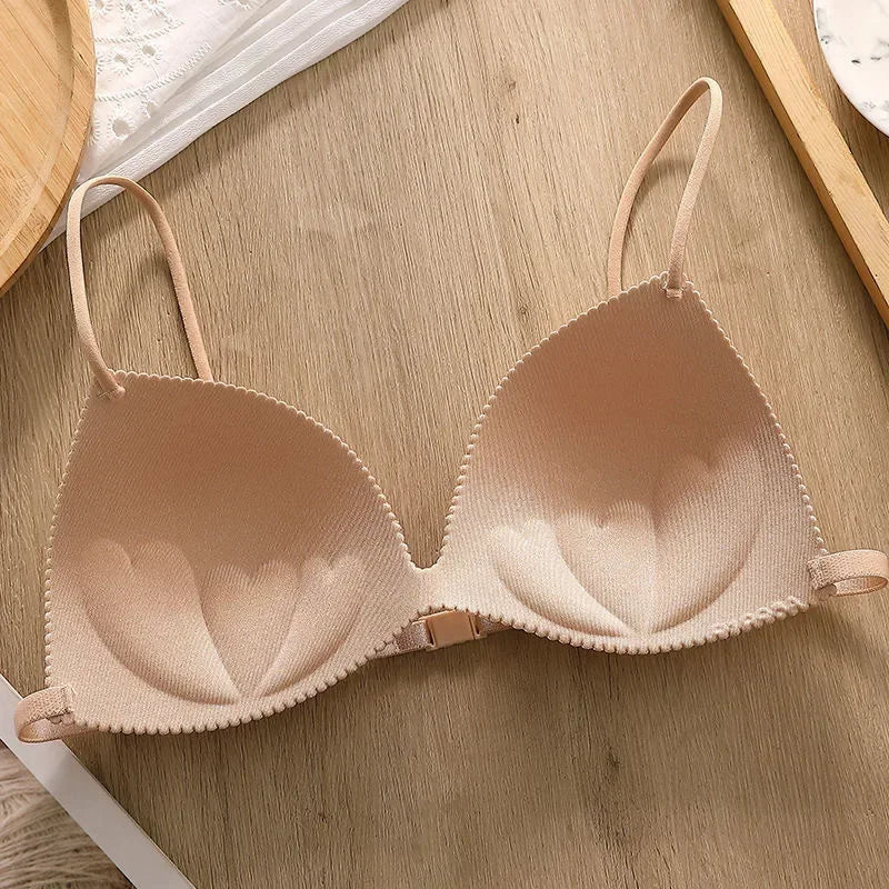 Women Bra Seamless Underwear Women Ultra-thin Thin Shoulder Strap Girls Backless