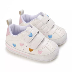 Casual Baby Shoes Infant Baby Girl Crib Shoes Cute Soft Sole Prewalker Sneakers Walking Shoes Toddler First Walker 0-18Month