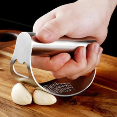 Multifunctional Garlic Press Chopper Zinc Alloy Slicer Crusher Peeler Manual Kitchen