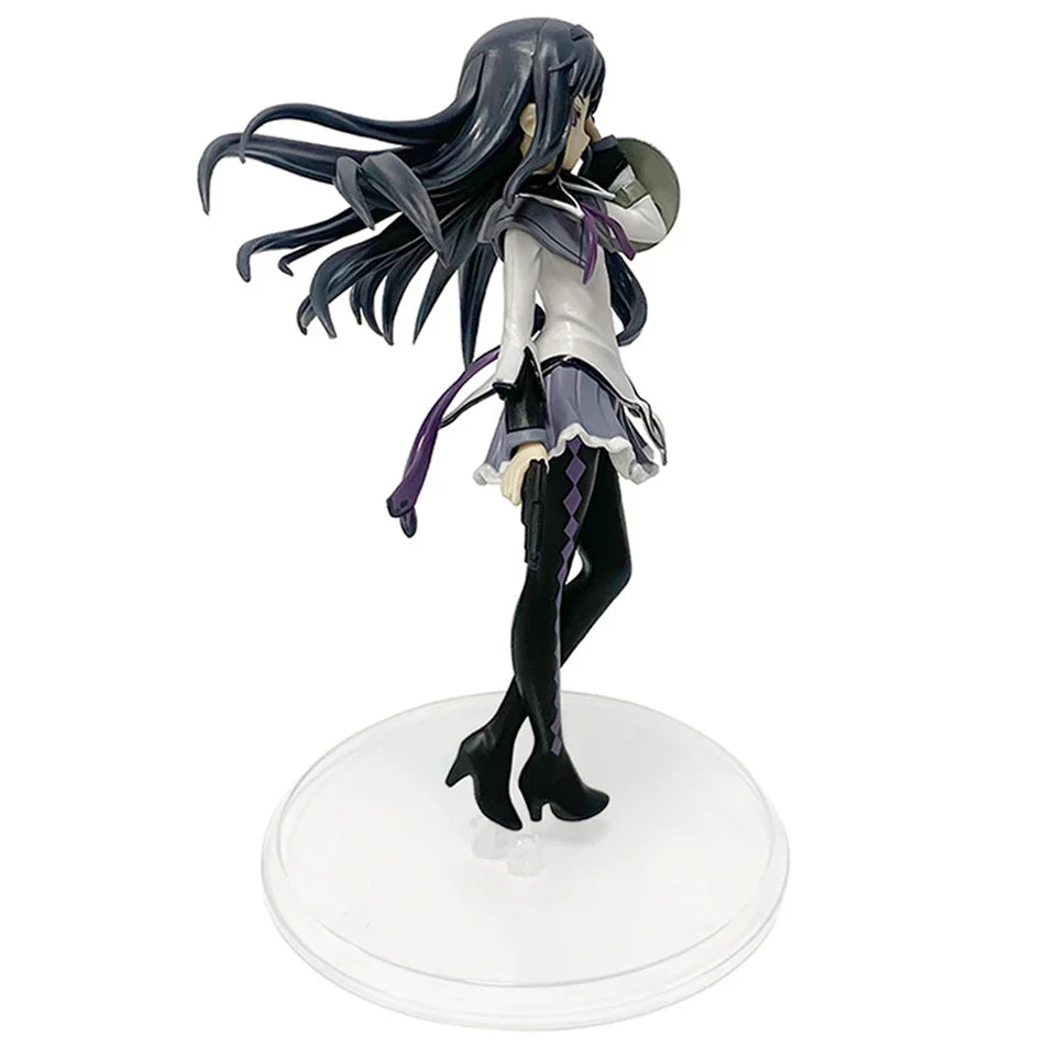 Anime Puella Magi Madoka Magica Figure 17cm Akemi Homura Action Figural Pvc Model Kawaii Decoration Doll Kids Toy Christmas Gift