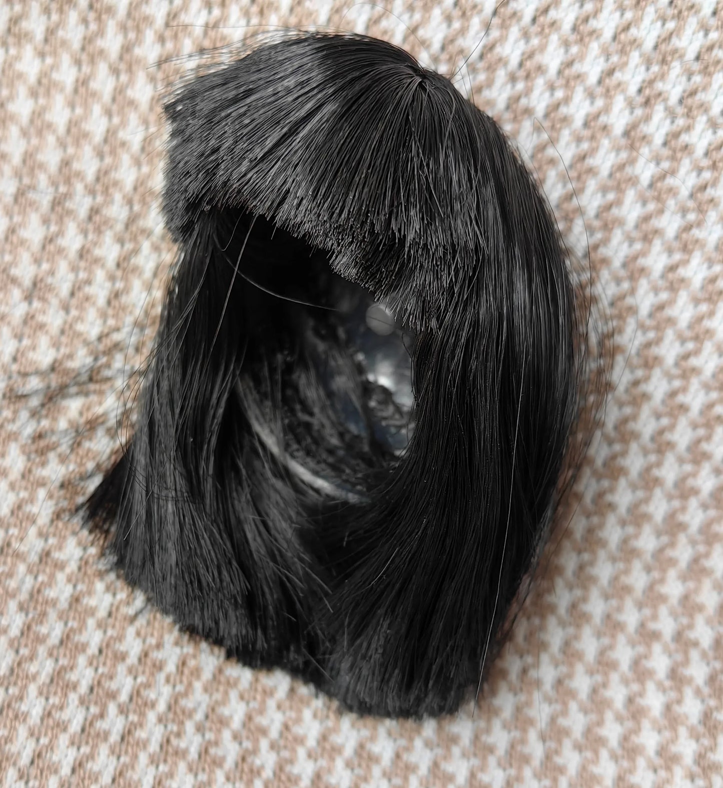 Wig For Doll Toy Head Princess Doll Head Candy Color DIY Toy Wig Children Birthday Gift Black Purple Pink Green Gold 1/6 1/4 Wig