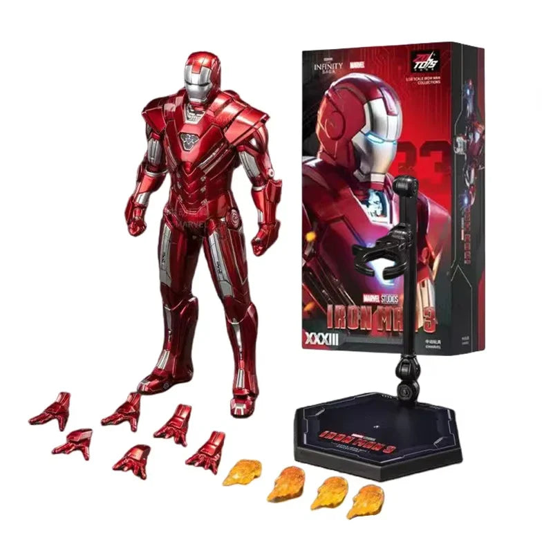 ZD Toys Iron Man Series Blacklash Figures 1/10 MK33 MK39 MK17 MK21Action Figurines Movie Statue Model Adult Collect Gift