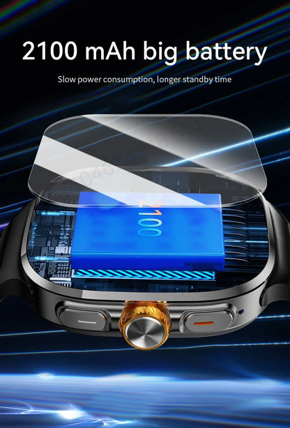 M99 Smartwatch 5G With 2.4inch Amoled Screen 900W Rotating Camera WIFI GPS Position Compass NFC Bluetooth Smart Watch Men Women