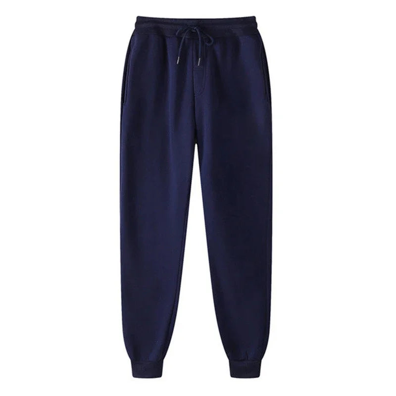 2024 Men's Solid Suits Zipper Hoodies+ Pants Spring Autumn Casual Fitness Sports Hot Elastic Male Clothes Outfit Drawsting Pants