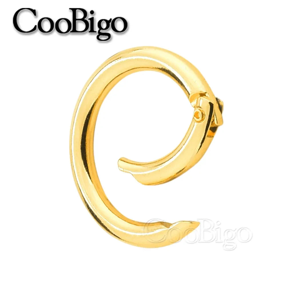 1pcs Metal O Ring Spring Clasp Round Carabiner Keychain Bag Clip Snap Hook Pets Chain Buckles Connector Jewelry DIY Craft Making