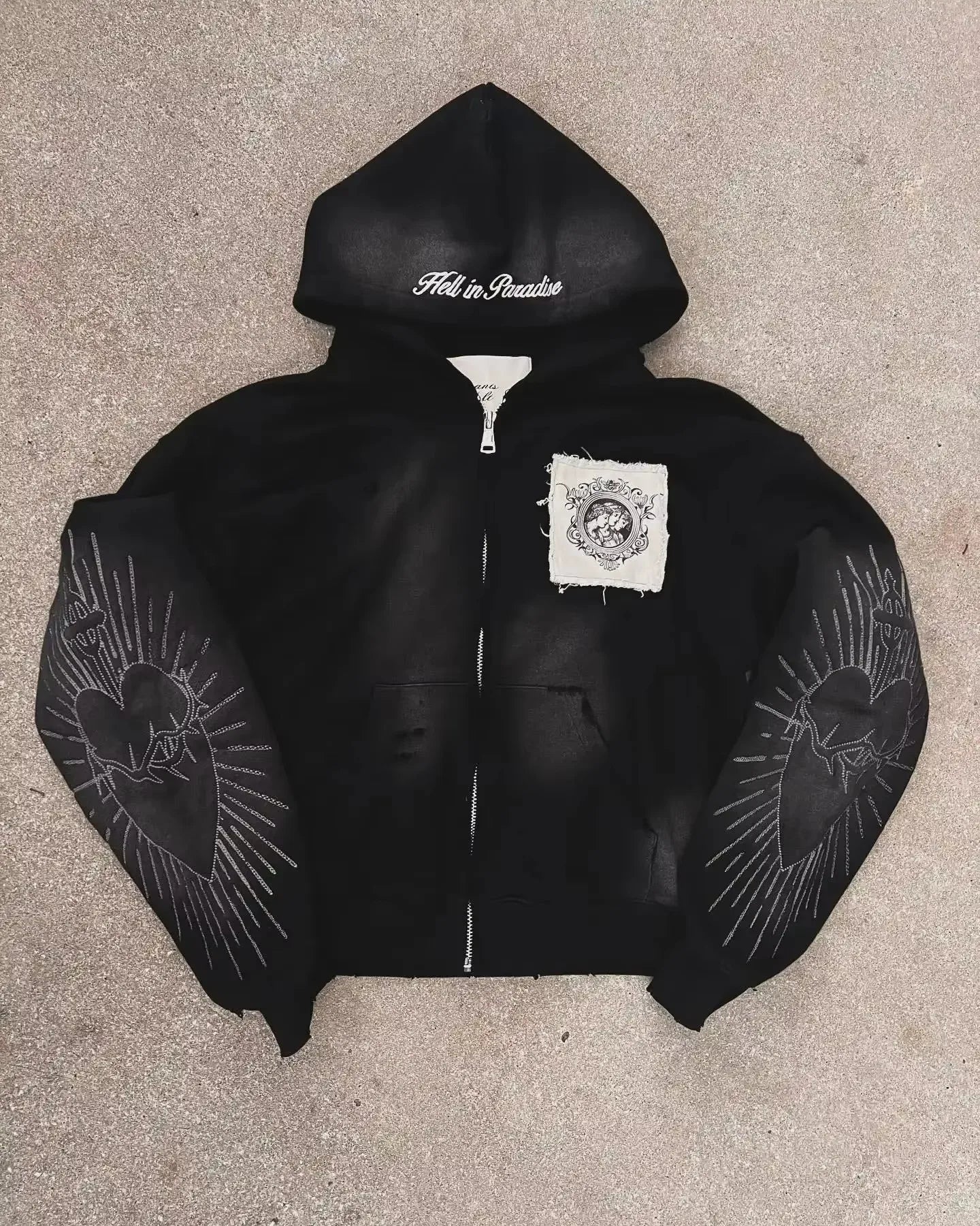 Hoodie for Men: Y2k Goth Harajuku Coat | Loose Sweatshirt