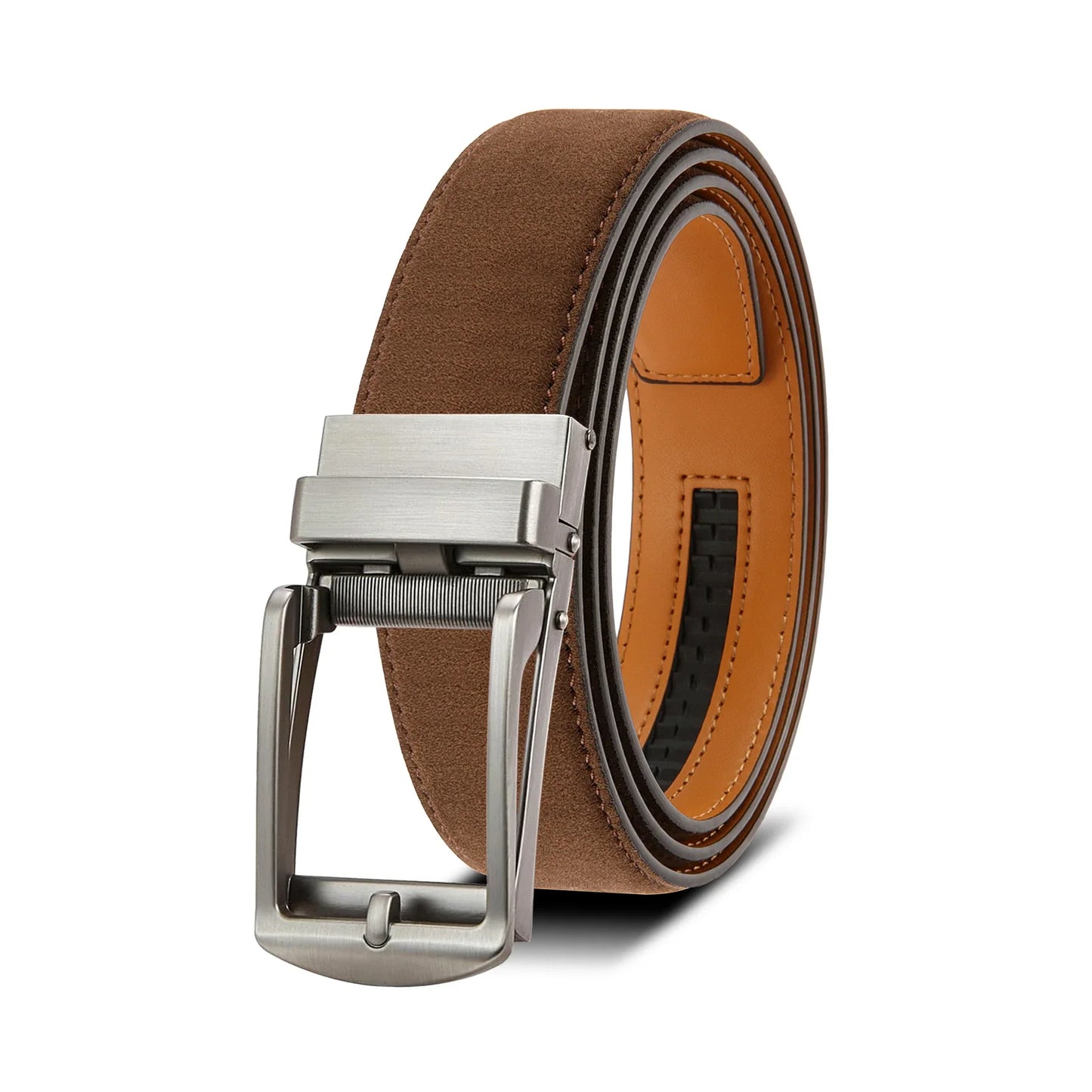 Men Belts Leather Waist Strap Male Automatic Buckle Waistband Mens High Quality Girdle Belts for Women Men Gifts 105 115 125cm