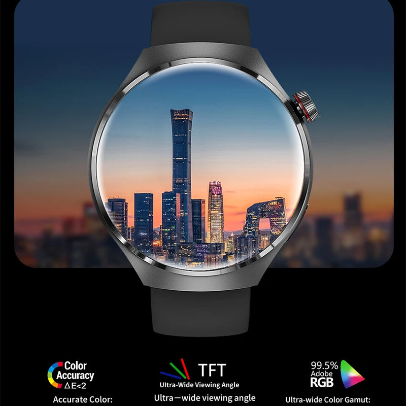 2025 New Smart Watch 6 Pro AMOLED 1.46 inch NFC Heart Rate Monitoring IP68 Bluetooth call Smartwatch Suitable For Android IOS