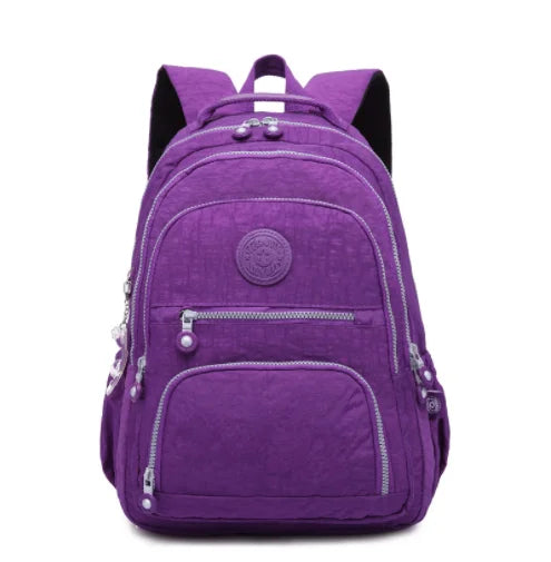 TEGAOTE Aesthetic School Backpacks for Teenagers Girl 2024 Nylon Waterproof Travel BackPack Purse Women Laptop Bagpack Mochila