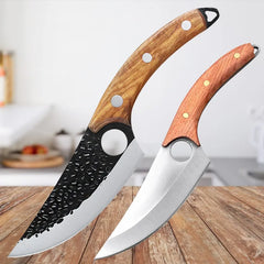 Forged Multi-purpose Knives with Hammer Pattern Butcher Boning Knife Sharp