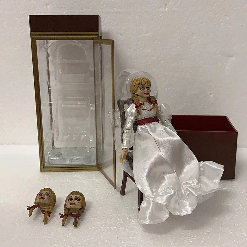 NECA Figure Annabelle Comes Home Annabelle Figures Action Figure Model Toy Doll 18cm 7inch Real Clothes Joint Movable Decoration