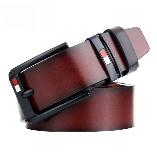 Fashion Vintage Style Men Waist Belt High Quality PU Leather Strap Belts Jeans Leisure Waistband Suit Pants Belt