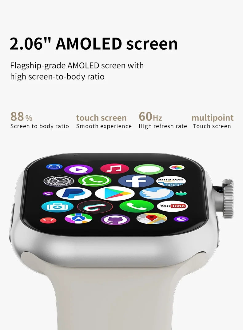 VP19 Pro Android Touch ID 5G Smartwatch 1580Mah Battery Smartwatch With 800W Pull-out Camera Free Download APP WIFI GPS Amoled