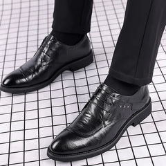 Dress Shoes for Men Shoes Men's Genuine Leather Business Formal Oxfords
