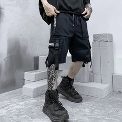 Shorts Men Harajuku Streetwear Casual Mens Cargo Shorts Fashion Techwear