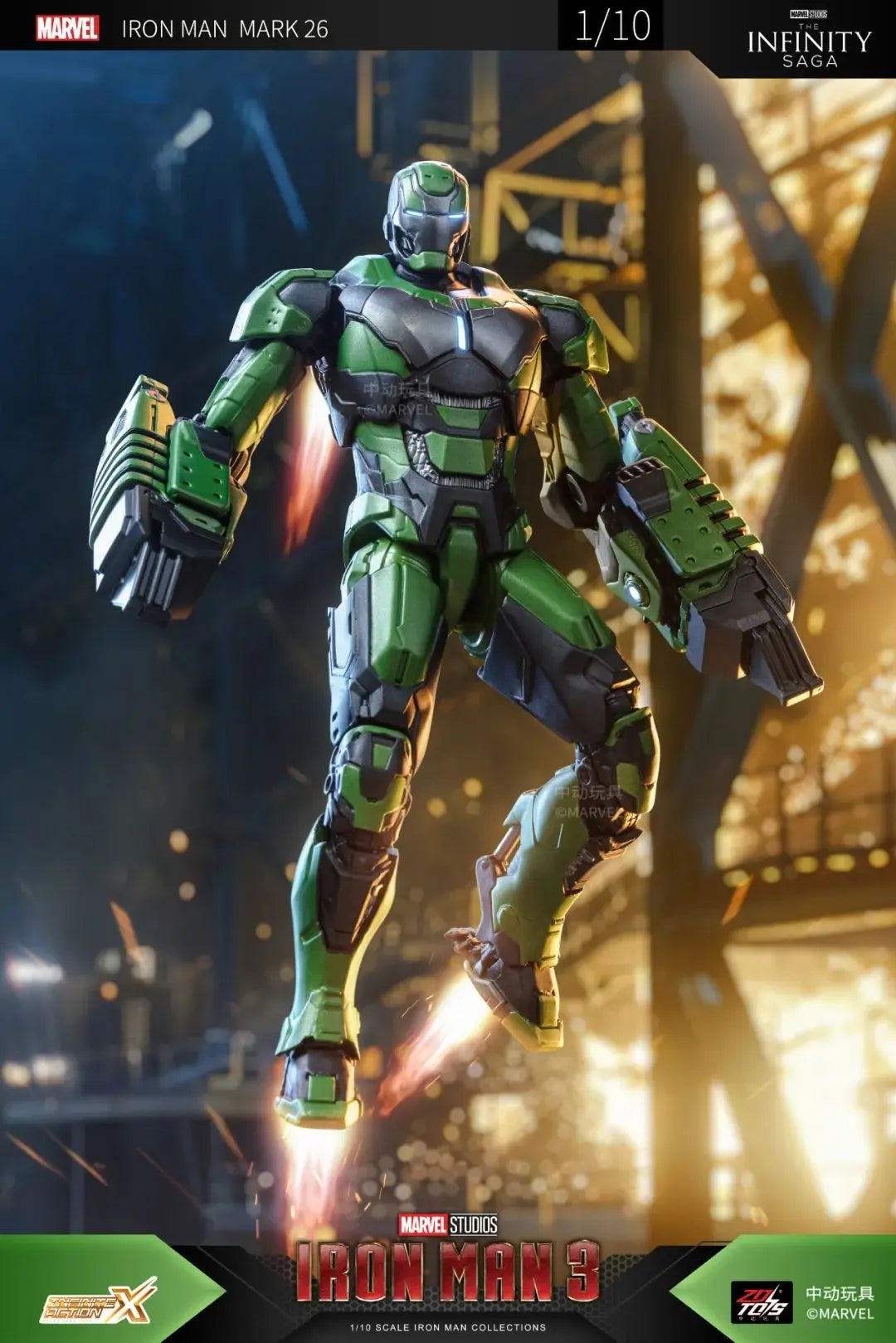 Original ZD Toys Iron Man Tony Stark MK9 MK14 MK12 MK27 MK15 MK35 MK22 MK40 Hammerhead Action Figure Anime Collect Model Gifts