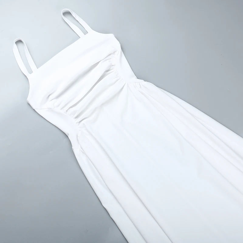 Formal attire Dresses: Midi Dress Women Sleeveless Vintage Party Dress