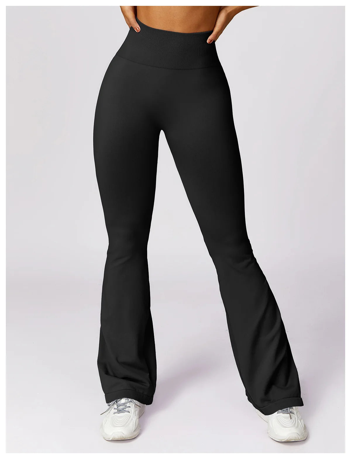 Seamless Flared Leggings Scrunch Sports Leggings Women Gym Yoga Flared Pants