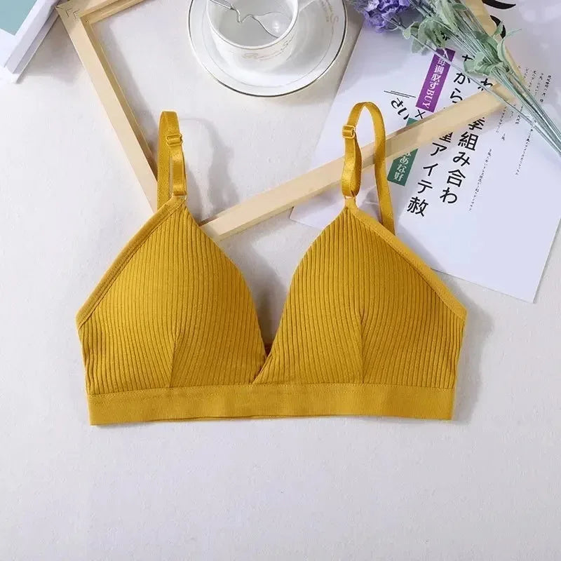 Women Triangle Cup Underwear Female Breathable Wrapped Tube Top
