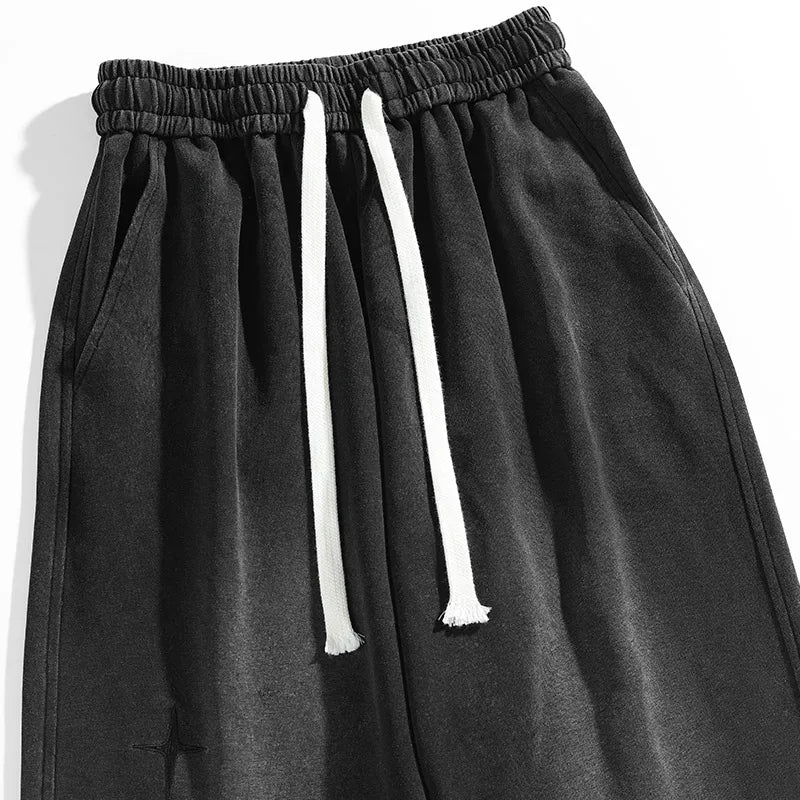 Casual Men's Pants Fashion black Baggy Y2K Streetwear jogger Wide Pants Mens
