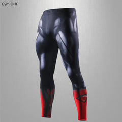 Rashguard Men Compression Tight Leggings Running Sports Male Fitness Jogging Pants