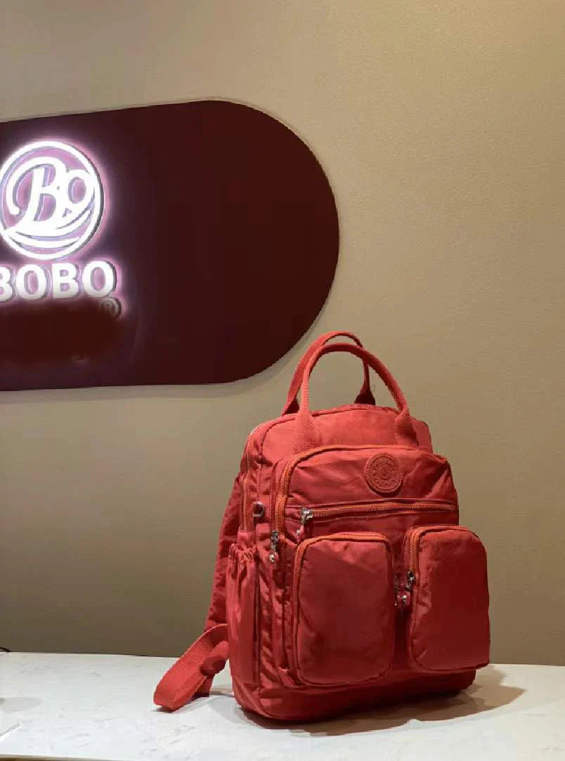 Fashion Woman Backpack Waterproof Nylon Soft Handle Solid Multi-pocket Travel Zipper Feminina School Bags Laptop Backpack