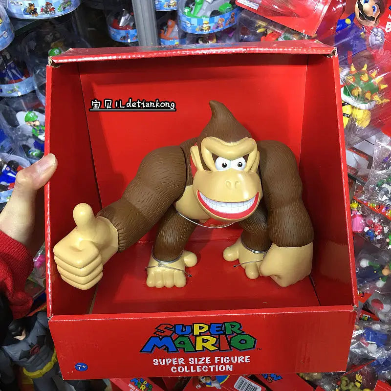 New Anime  Large Size  Bowser Figures PVC  Bros Hat Can Take Off Toy model For kids