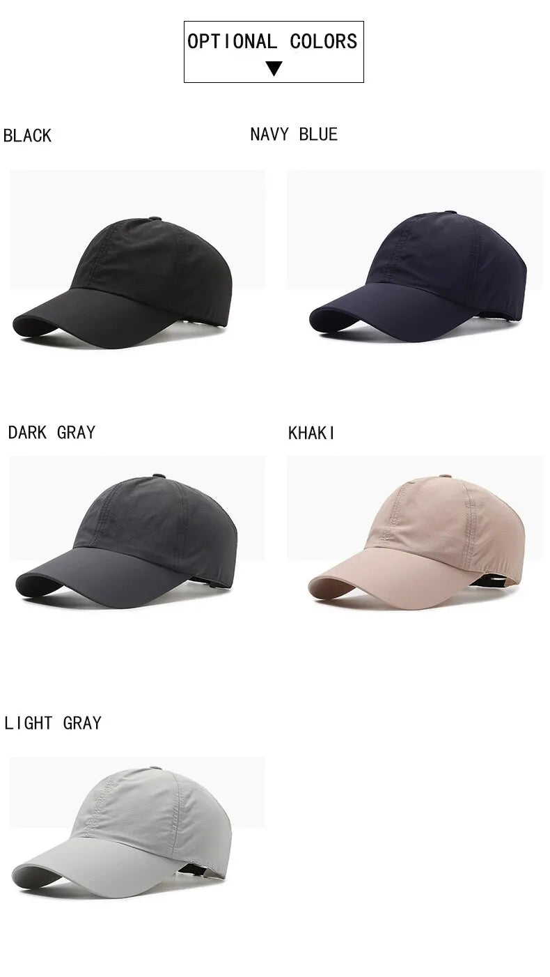 Summer New Ponytail Quick-Drying Sunscreen Hat Fisherman Hat Women Shade Cap Uv Protection Soft Top Hat