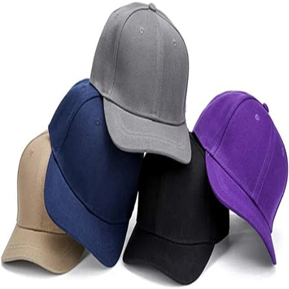 Korean Wave Solid Baseball Hat for Men and Women Fashion Versatile Casual Sports