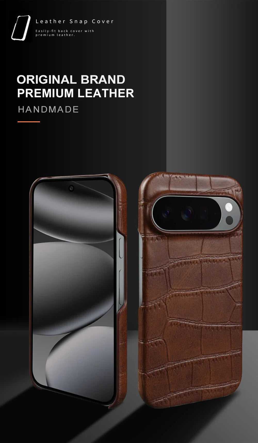 Luxury Leather Magnetic Phone Case For Google Pixel 10 9 Pro XL 9A 8 8A 7 7A 6 Pro 6A For Magsafe Shockproof Matte Cover Coque