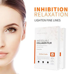 Soluble Collagen Mask Soluble Lifting Anti-Aging Film for Face Melting Remove Dark Circles Facial mask forehead and cheek patch