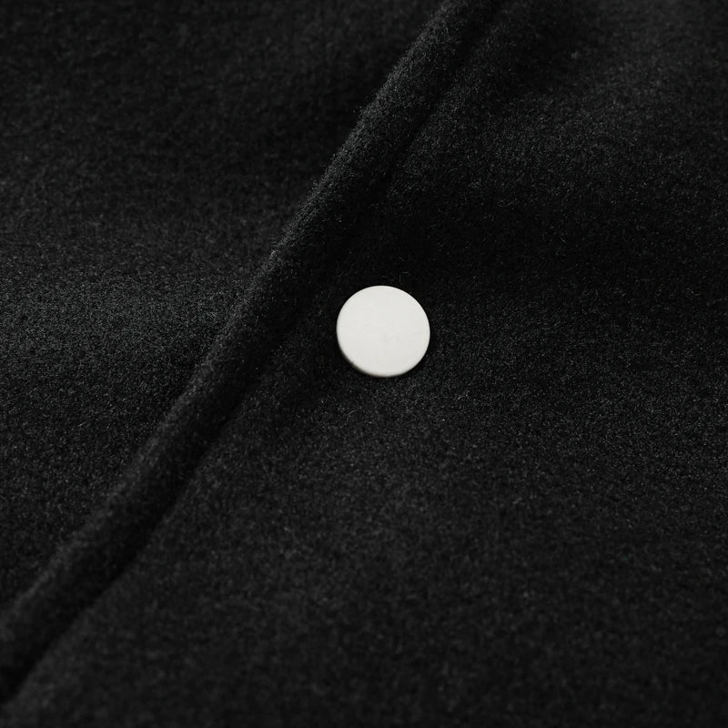Baseballs Jackets Fashion Quality Patchwork Button Leather Sleeve Sports Coat