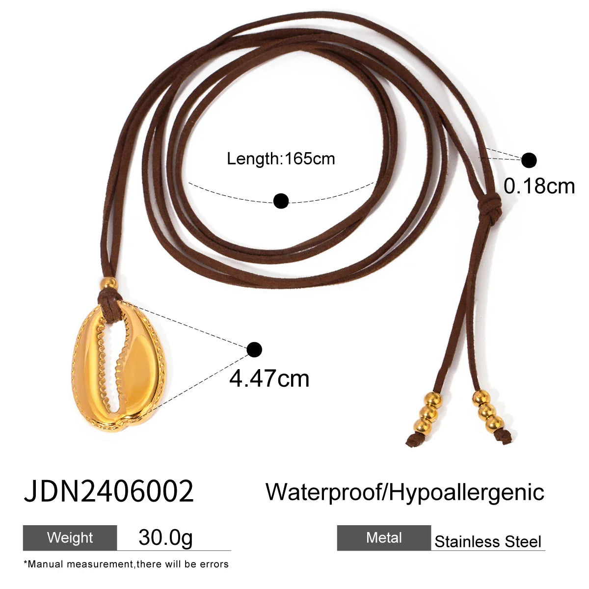 Uworld Waterproof Stainless Steel Micro Trend Cord Necklaces Women Statement Metal 18K Gold Plated Trendy 2024 Jewelry collares