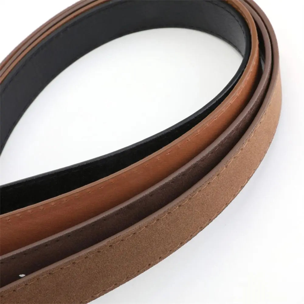 Women Suede Leather Belt Casual Versatile Business Waist Strap Belt Trendy Luxury Design Pin Buckle Waistbands